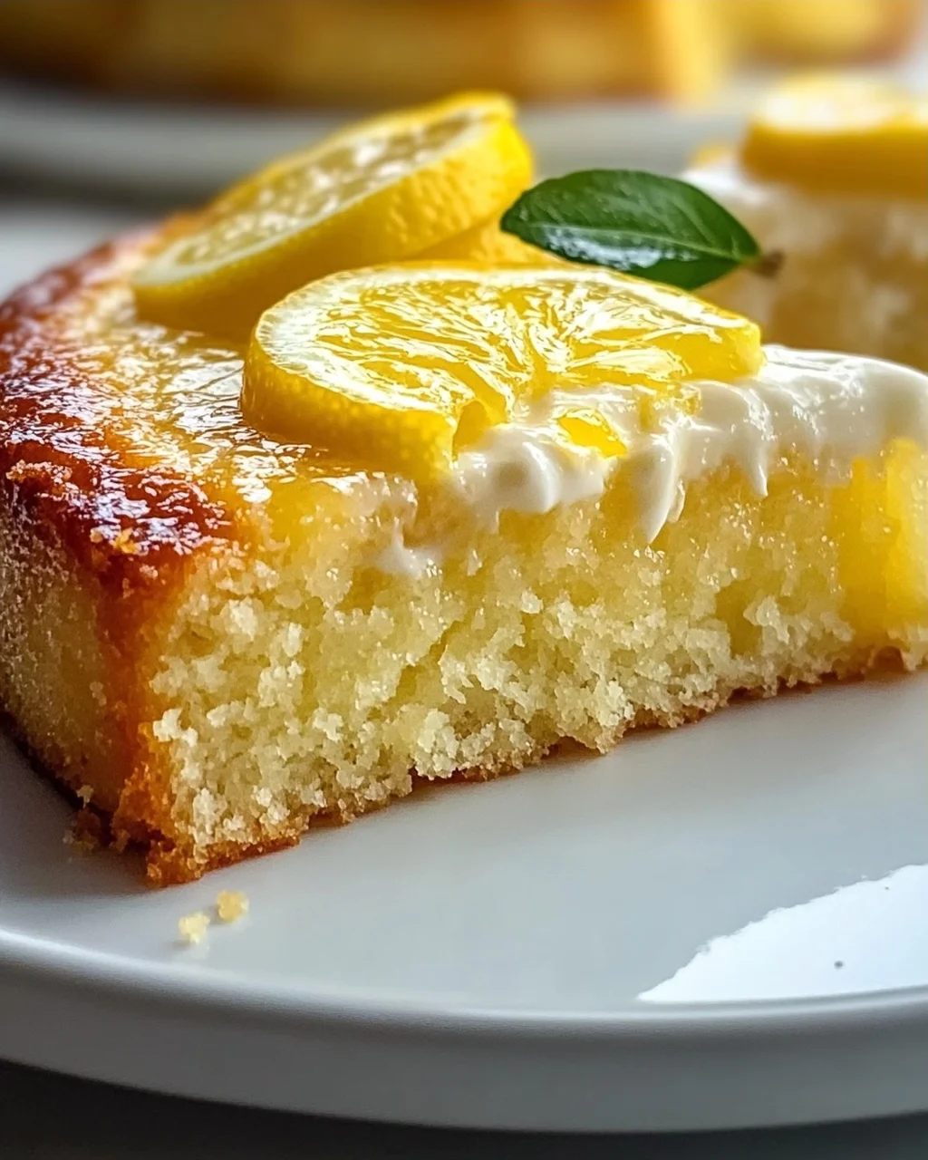 Saftiger Joghurt Zitronen Kuchen – Ein einfacher Rührkuchen!