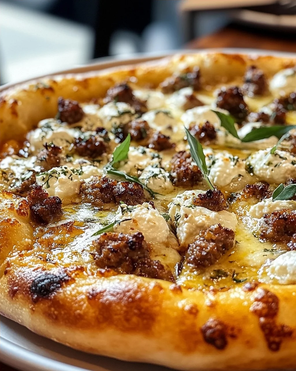 Sausage Ricotta Honey Hot Pizza – Ein Genuss für Feinschmecker!