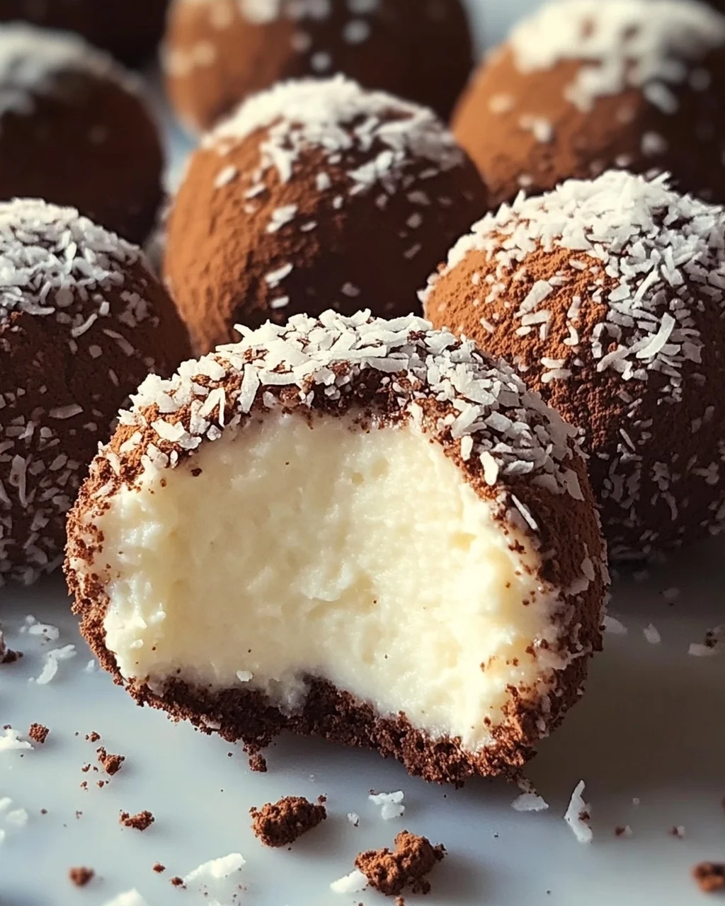 Schnelle Käsekuchen-Kugeln