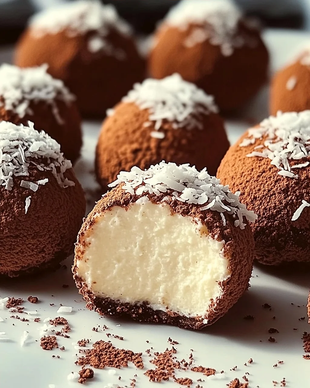 Schnelle Käsekuchen-Kugeln