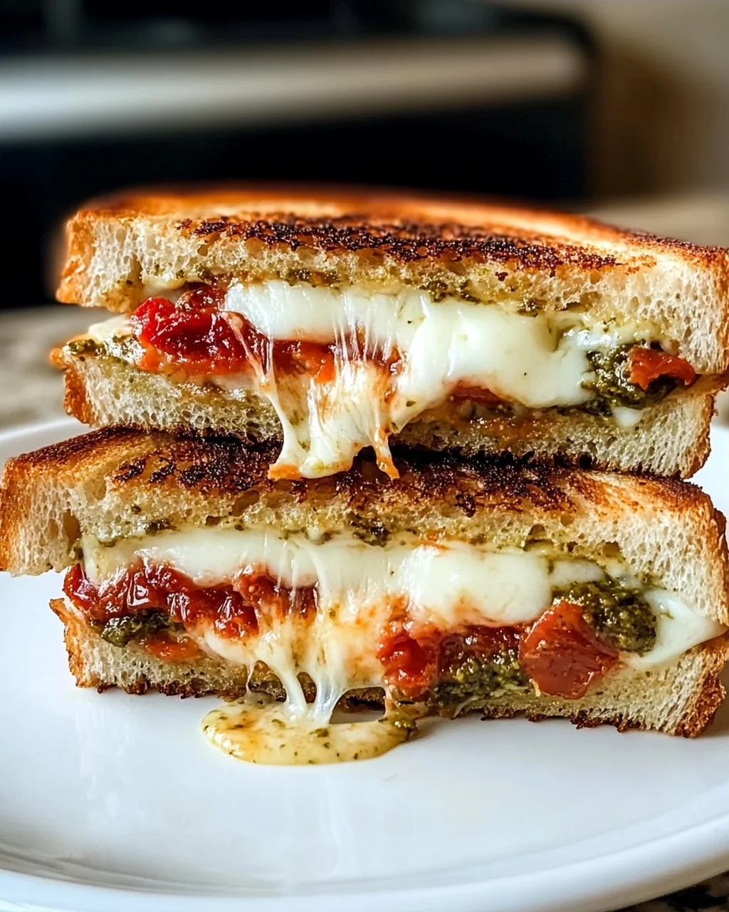 Sonnengetrocknete Tomaten Pesto Grilled Cheese