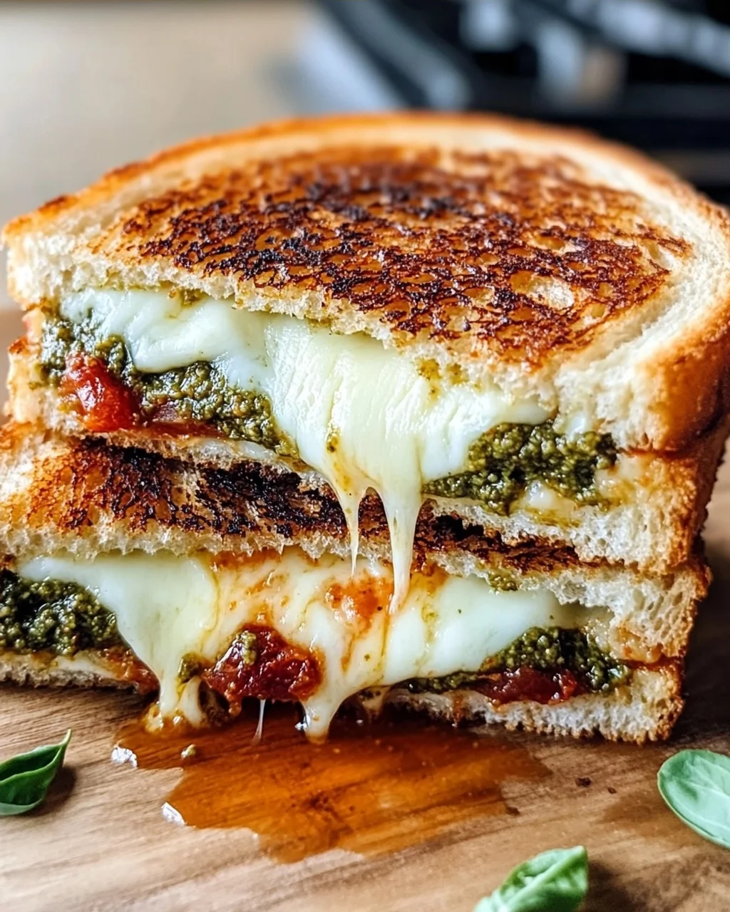 Sonnengetrocknete Tomaten Pesto Grilled Cheese