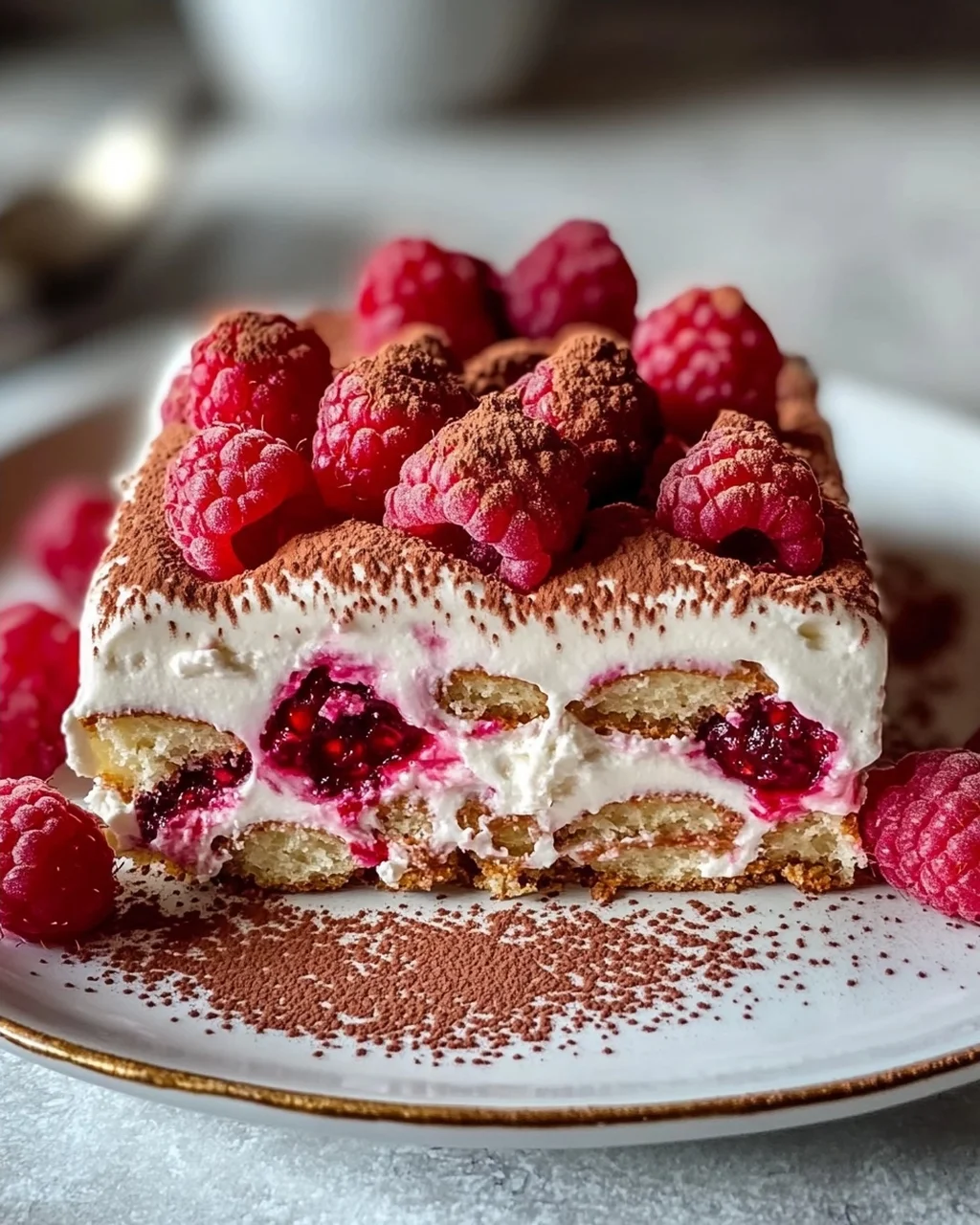 Spekulatius Himbeer Tiramisu (Alkoholfrei)