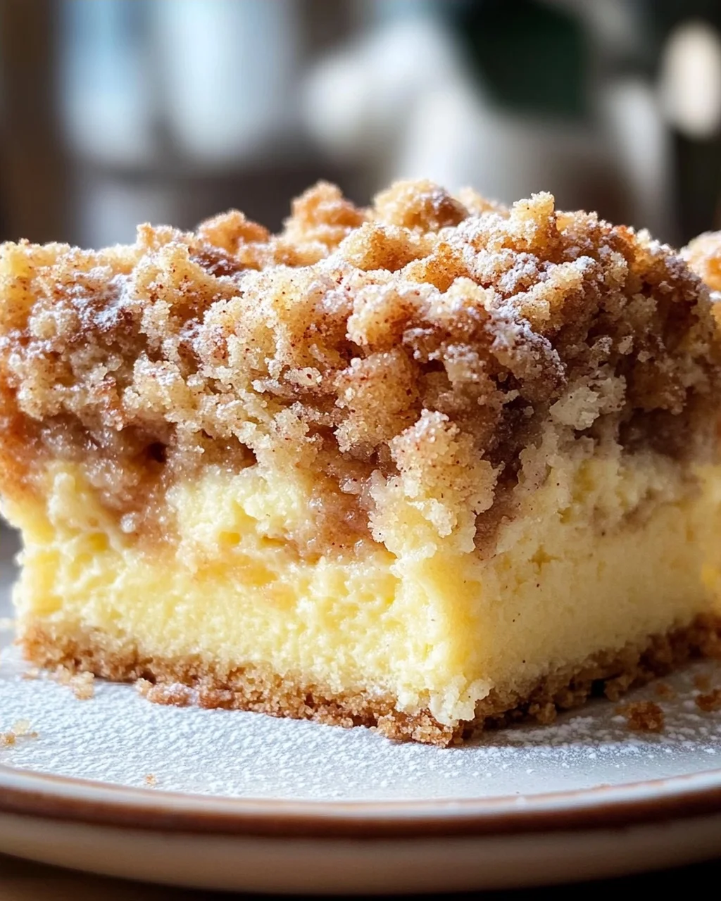 Streuselkuchen mit Pudding vom Blech