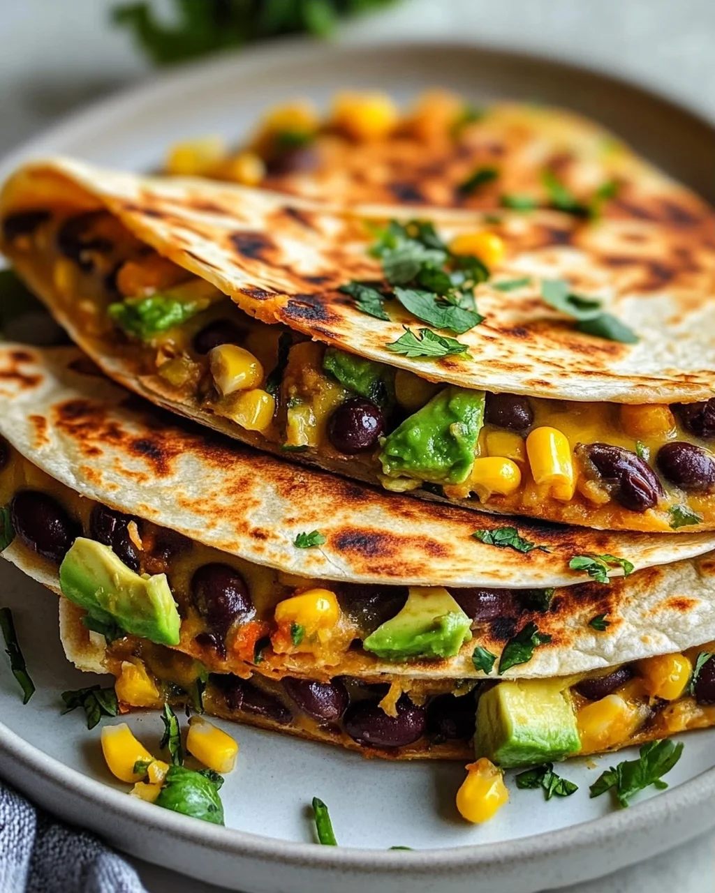 Vegane Quesadillas mit Bohnen & Avocado – Schnell & lecker!