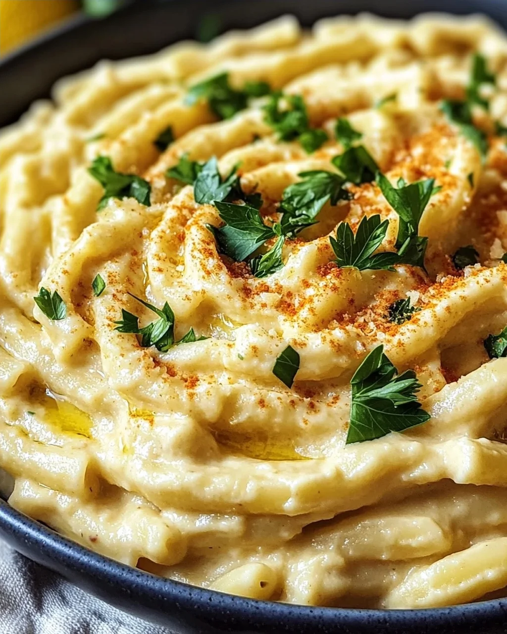 Zitronige Hummus-Pasta